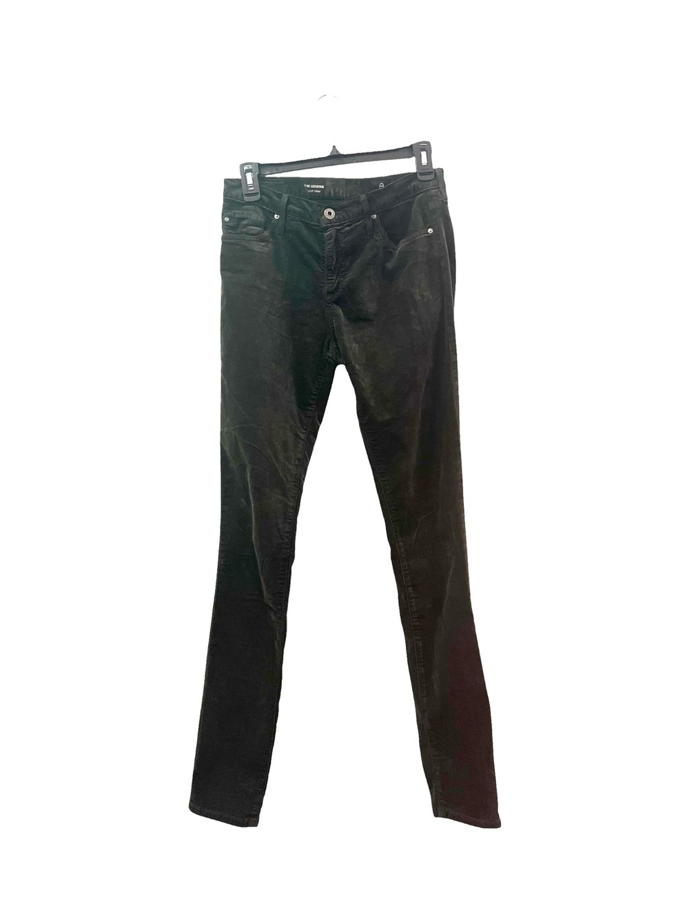 AG Adriano Goldschmied Dark Forest Green “The Legging” Skinny Pants 28R